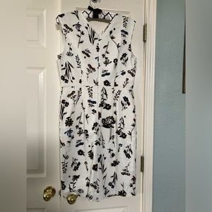 Ann Taylor White floral dress